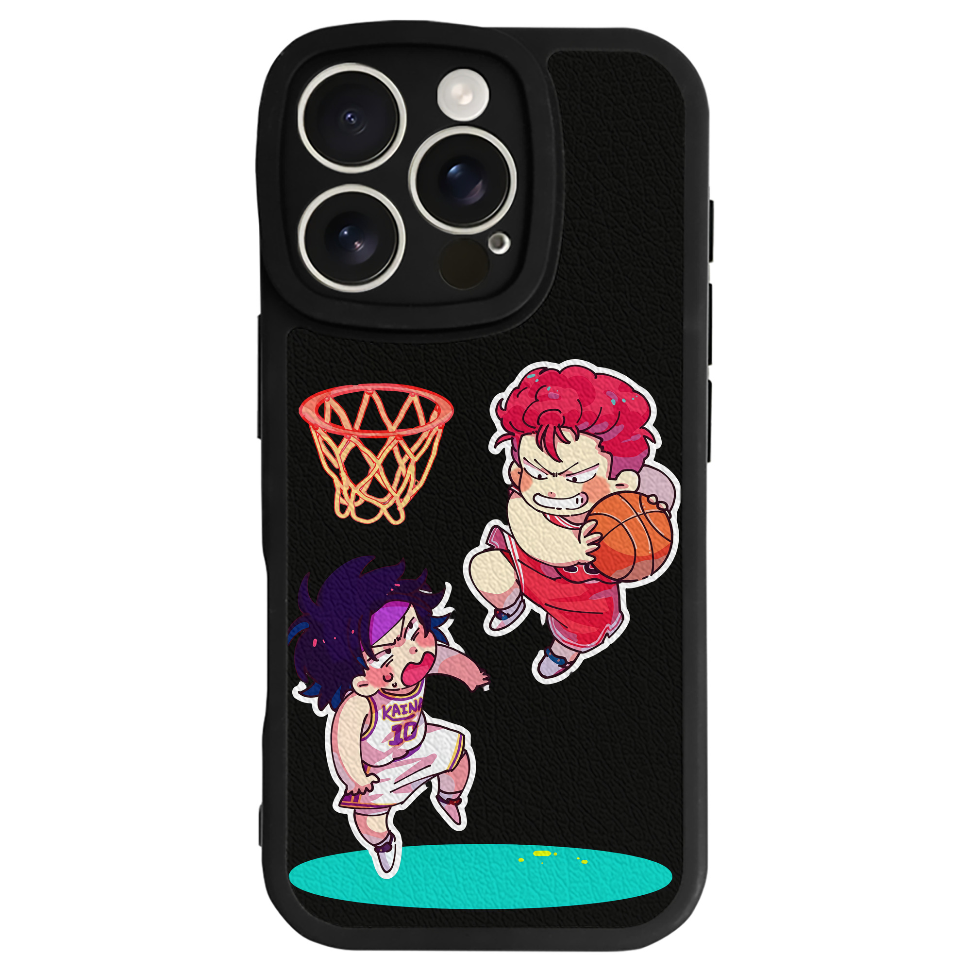 （画像用） SLAM DUNK／スラムダンク 【iPhone 16シリーズ対応】シリコンスマホケース（レザー調） 材質：シリコン